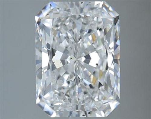 5.02 carat D-SI2 Natūralus Radiant Deimantas (1)