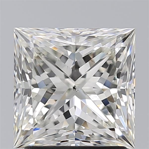 2.06 carat J-SI1 Natūralus Princess Deimantas (1)