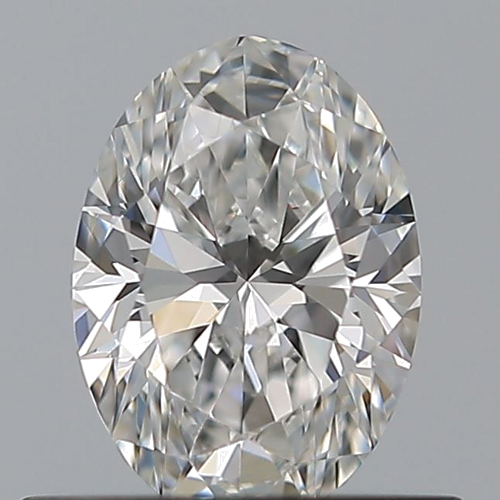 0.46 carat E-VVS1 Natūralus Oval Deimantas (1)