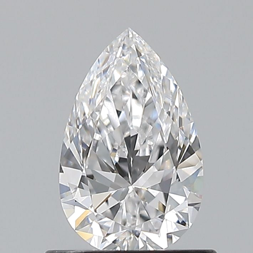 0.7 carat D-VS1 Natūralus Pear Deimantas (1)