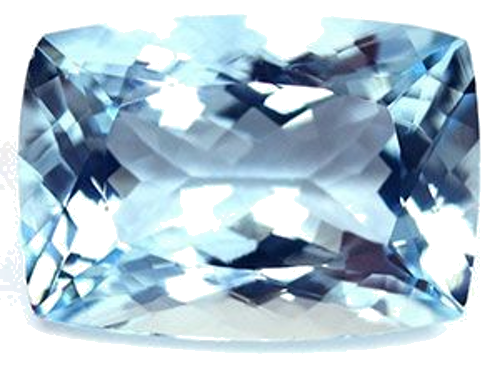 4.27 carat BLUE Cushion Aquamarine (1)