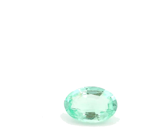 0.4 carat GREEN Oval Smaragdas (1)