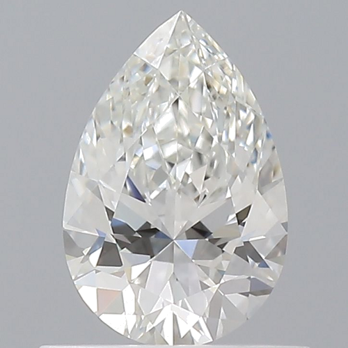 0.6 carat H-VS1 Natūralus Pear Deimantas (1)