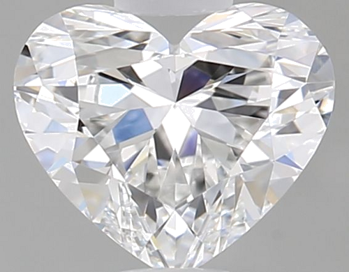 0.56 carat E-VVS1 Natūralus Heart Deimantas (1)