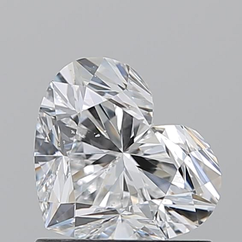 1.01 carat D-SI1 Natūralus Heart Deimantas (1)
