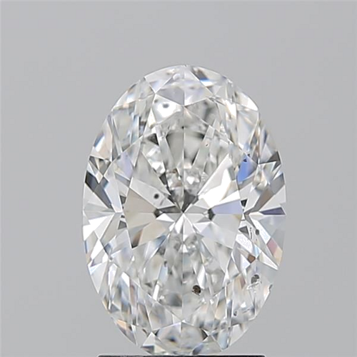 2.3 carat F-SI2 Natūralus Oval Deimantas (1)