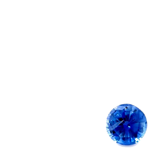 0.46 carat BLUE Round Safyras (1)
