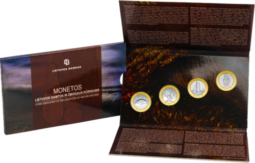 2013 Lithuania Human and Nature 2 lt coin in numismatic package (1)
