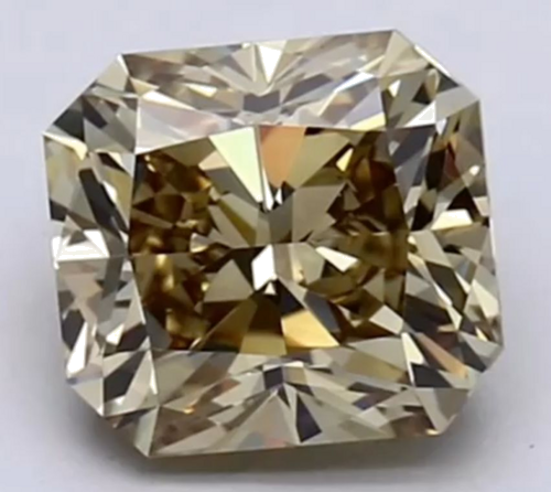 2.02 carat Fancy Brownish Yellow-VS1 Natūralus Radiant Deimantas (1)
