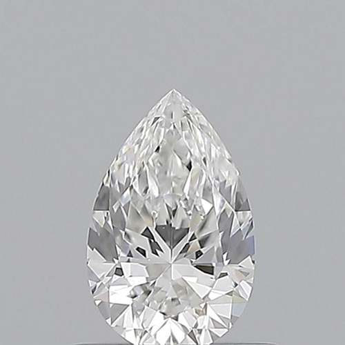 0.58 carat E-VS1 Natūralus Pear Deimantas (1)
