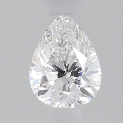 0.67 carat E-SI2 Natūralus Pear Deimantas (1)