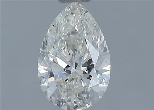0.53 carat J-SI2 Natūralus Pear Deimantas (1)