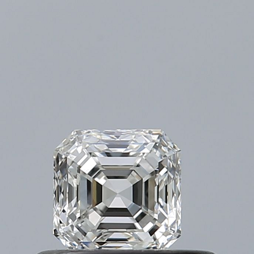 0.35 carat F-VVS2 Natūralus Asscher Deimantas (1)