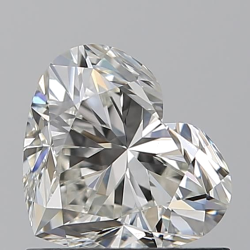 0.93 carat I-VVS2 Natūralus Heart Deimantas (1)