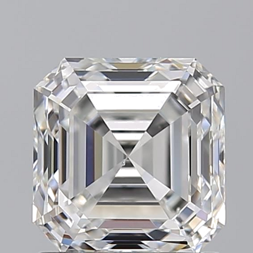 1.5 carat G-VS2 Natūralus Asscher Deimantas (1)