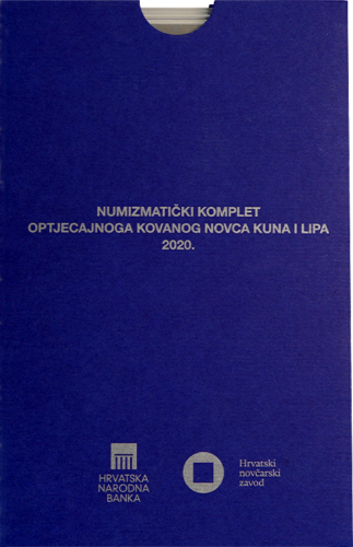 2020 Horvātijas BU Kuna monētu komplekts (6)