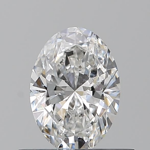 0.51 carat F-SI1 Natūralus Oval Deimantas (1)