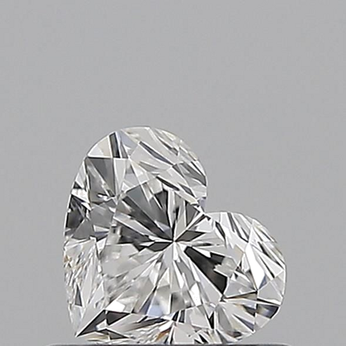 0.54 carat E-VVS2 Natūralus Heart Deimantas (1)