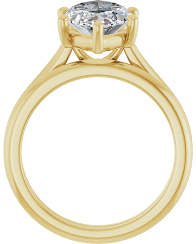 Sužadėtuvių Žiedas 14k yellow gold Marquise 16mm x 8mm (7)