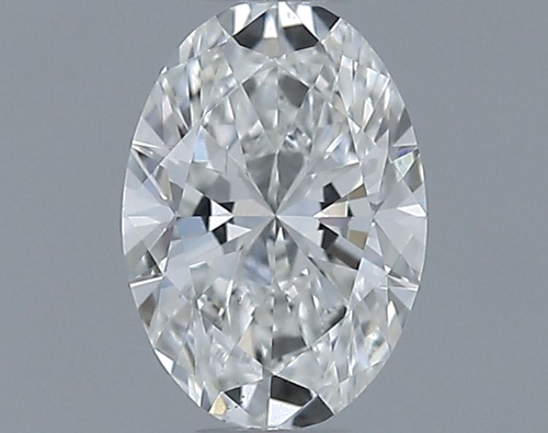 0.34 carat H-SI1 Natūralus Oval Deimantas (1)