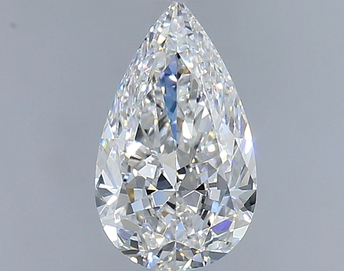 1.0 carat D-VS1 Natūralus Pear Deimantas (1)