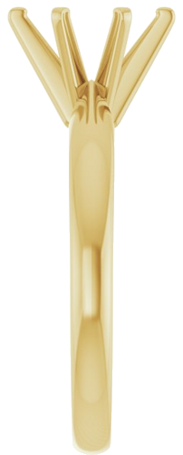 Sužadėtuvių Žiedas „Solitaire“ 585 Geltonojo Aukso Oval 8mm x 6mm (4)