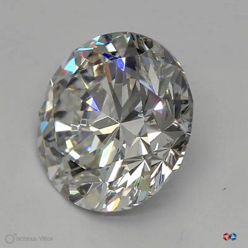 1.5 carat G-VVS1 Very Good cut Natūralus Round Deimantas (1)