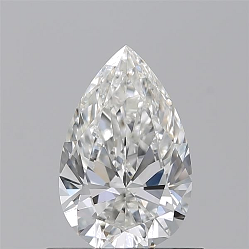 0.7 carat G-VVS2 Natūralus Pear Deimantas (1)