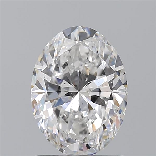 1.5 carat E-SI2 Natūralus Oval Deimantas (1)