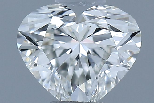 0.41 carat H-VVS1 Natūralus Heart Deimantas (1)