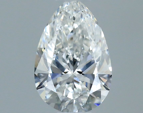 0.3 carat F-VS2 Natūralus Pear Deimantas (1)