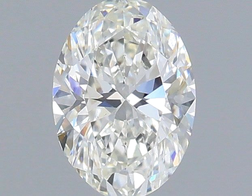 0.44 carat I-VS2 Natūralus Oval Deimantas (1)