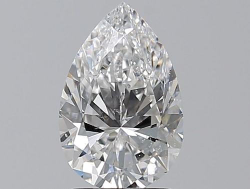 2.01 carat D-SI1 Natūralus Pear Deimantas (1)