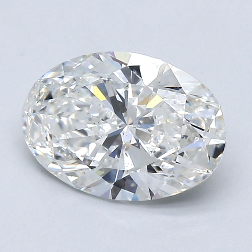 2.01 carat G-SI2 Natūralus Oval Deimantas (1)