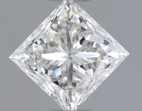 0.38 carat H-VVS2 Natūralus Princess Deimantas (1)