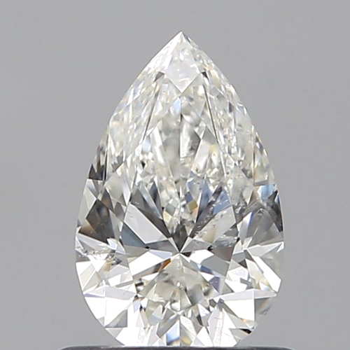 0.63 carat H-SI2 Natūralus Pear Deimantas (1)