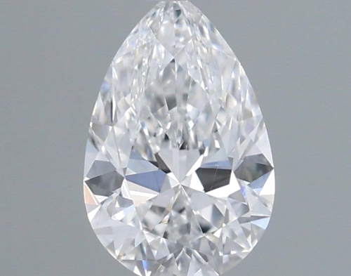 0.37 carat D-VS1 Natūralus Pear Deimantas (1)