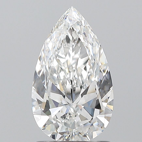 1.21 carat E-VVS2 Natūralus Pear Deimantas (1)