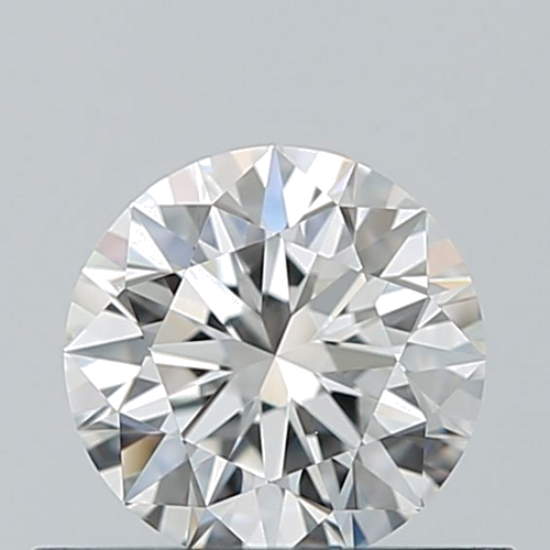 0.5 carat F-VVS2 Excellent cut Natūralus Round Deimantas (1)