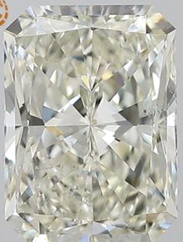 2.5 carat K-SI2 Natūralus Radiant Deimantas (1)