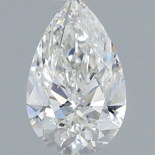 0.5 carat G-SI1 Natūralus Pear Deimantas (1)