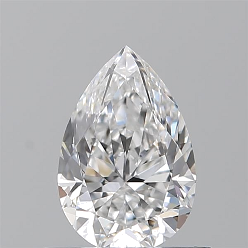 0.7 carat D-VS1 Natūralus Pear Deimantas (1)