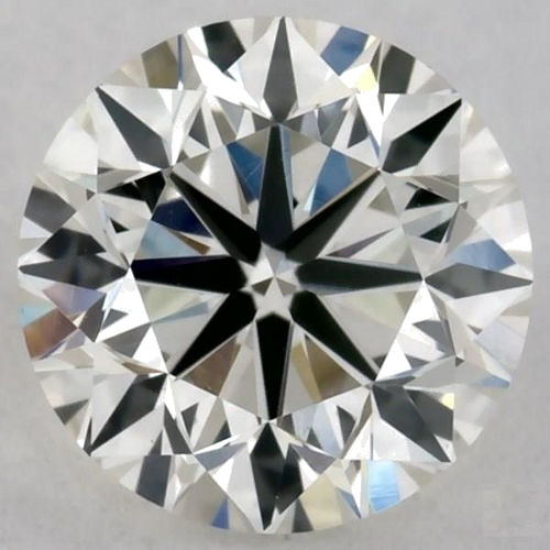 0.52 carat J-VS1 Very Good cut Natūralus Round Deimantas (1)