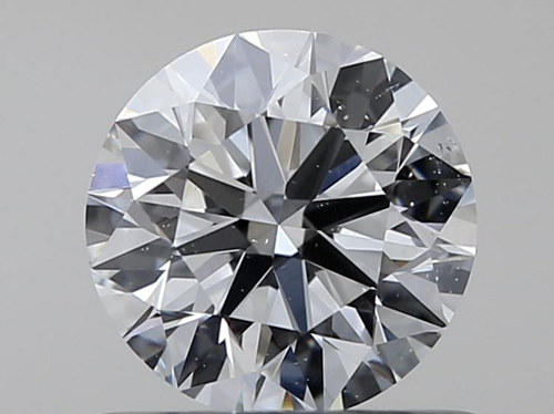 0.59 carat E-SI1 Excellent cut Natūralus Round Deimantas (1)
