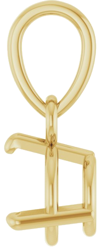 Pakabukas „Round 3-Prong“ 14k yellow gold Round 5.5mm (3)