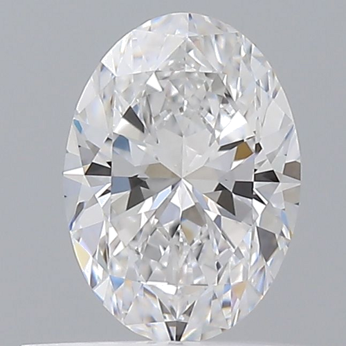 0.51 carat D-VVS1 Natūralus Oval Deimantas (1)