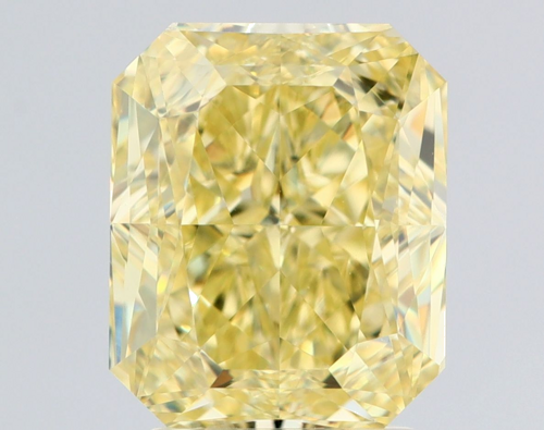 3.01 carat Fancy Yellow-VVS2 Natūralus Radiant Deimantas (1)
