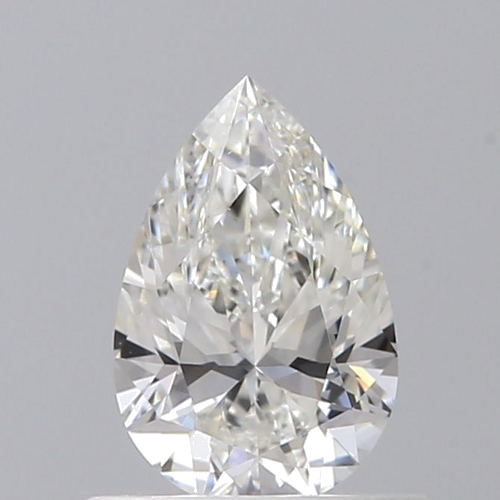 0.5 carat H-VS1 Natūralus Pear Deimantas (1)