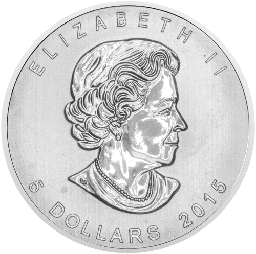 1 oz Червен ястреб 2015 Канада сребърна монета (2)