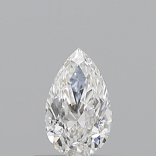 0.5 carat E-VVS2 Natūralus Pear Deimantas (1)